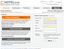 Tablet Screenshot of hotelasp.com